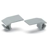 zaślepka do otworu na przewód szara