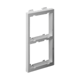 Simon Connect Adapter CIMA na 2 moduły K45 (45x45mm) pionowo aluminium S62/8 KONTAKT