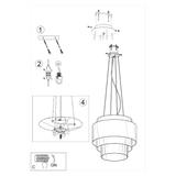 Sollux Żyrandol REFLEXION 50 biały SL.0831
