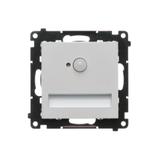 Simon 55 Oprawa oświetleniowa LED 230V z czujnikiem ruchu (1,4 W) Barwa zimna biała 5900K Jasnoszary