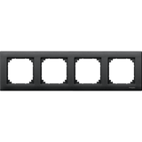Merten, M-Plan, ramka czterokrotna, antracytowy