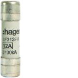 Wkładka bezpiecznikowa cylindryczna CH-10 10x38mm gPV 12A 1000VDC LF312PV HAGER