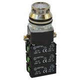 Przycisk NEF30-KL3X3Y/24V bezbarwny