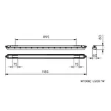 Oprawa hermetyczna PILA WT008C przelotowa 36W 4000lm IP65 4000K barwa neutralna 40S/ 840 PSU 120cm T