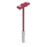 LA 3011 UCHWYT Z KOŁKIEM F-12 L-160 12.3 LA 3011