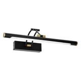 Kinkiet lampa nad lustro RICO LED 7W 770lm 4000K IP44 dł. 40 cm czarna ORNO