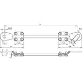 Kabel uziemiający 10 mm2 / dł. 0,4 m (kolor czarny)