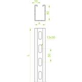 CMT40H80/6N Ceownik montażowy 3,0 mm