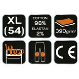 Spodnie robocze DENIM, wzmocnienia na kolanach, rozmiar XL