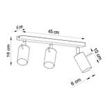 Sollux Plafon RING 3 chrom SL.0729