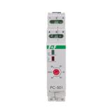Przekaźnik czasowy 230V AC 16A styki: 1Z/R, PC-501 F&F