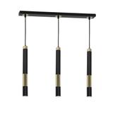 Milagro lampa wisząca Dallas 3xGU10 czarno/złota MLP6547