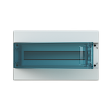 Obudowa MISTRAL65 drzwi przeźroczyste 18M z listwą N+PE