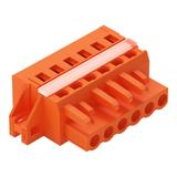 Gniazdo MCS-MIDI Classic 6-biegunowe pomarańczowe raster 5,08mm /50szt./ 231-306/027-000 WAGO