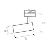 MDR BRANTA 830 19,5W 230V 36st White