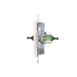 Simon 55 Gniazdo światłowodowe / optyczne pojedyncze SC/APC Biały mat