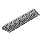 MCS-MIDI Classic gniazdo 24-bieg. szare raster 5 mm /10szt./ WAGO