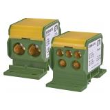 Blok rozdzielczy 192A(2x4-70mm2/2x4-35mm2+3x2,5-25mm2) żółto-zielona EDBM-8/PE 001102427 ETI