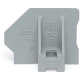 ścianka końcowa szara