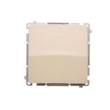 Simon Basic Przycisk pojedynczy rozwierny bez piktogramu 10A z. śrub. beż