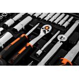 Klucze nasadowe 1/4", 1/2", zestaw 110 szt., CrV