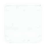 Puszka IP65 86x86 mm biała