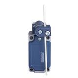 Łącznik w obudowie metalowej, 1NC+1NO, pręt rotacyjny o regulowanej długości, włókno szklane