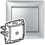 VALENA - GNIAZDO KOŃCOWE TV 2400MHZ 10 DB ALUMINIOWE, Legrand