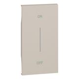 LIVING NOW 'MY HOME' - KLAWISZ Z SYMBOLEM  ON/OFF  - 2 MODUŁY - PIASKOWY BEŻ, Bticino
