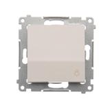 Simon 54 Przycisk „światło” 16A z. śrub. biały