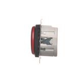Simon 54 Sygnalizator świetlny LED – światło czerwone 230V czarny DSS2.01/49 KONTAKT