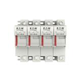 3 Pole 14x51 MFH Neon Indicator and Neut Podstawa wkł. cyl. 14x51 3p+1N 50A 690 Vac wskaźnik CH143DN