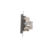 Simon 55 Gniazdo antenowe R-TV zakończeniowe 10dB do gniazd przelotowych 1x Wejście: 5÷862 MHz Czarn