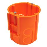 Puszka głęboka podtynkowa fi 68 mm z wkrętami - łączeniowa 80 mm, 80 szt