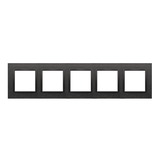 Simon 54 NATURE WMDZ-0140xS-083 Ramka 4-krotna Nature-Metal, INOX DARK, IP20/IP44. (IP44-należy zast DRN4/83 KONTAKT