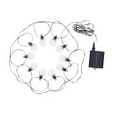 Lampa solarna LED GLASI LED 3W BLACK RGBY
