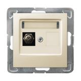 IMPRESJA Gniazdo ekwipotencjalne pojedyncze - kolor ecru