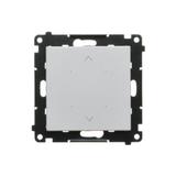Simon 55 Lokalny sterownik roletowy do sterowania pojedynczą roletą Aluminium mat TEZ1L.01/143 KONTAKT