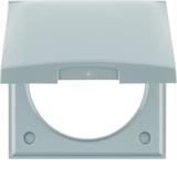 Integro Flow Ramka 1-krotna z pokrywą, szary 918282507 HAGER