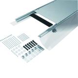 tehalit.BK Kanał współpoziomy boczna folia ochronna BKF 400x(105-150)mm stal BKF400105 HAGER