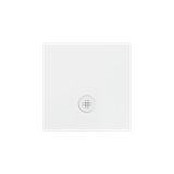 Simon 55 Klawisz pojedynczy z oczkiem z piktogramem krzyżowym do: SW7M Biały mat