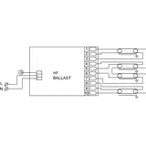 HF-P 3/418 TL-D III 220-240V 50/60Hz IDC Statecznik elektroniczny