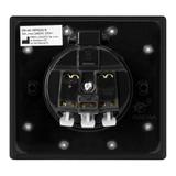 Hermetyczne gniazdo elektryczne, IP44, 1x2P+Z(Schuko), czarne OR-AE-1397(GS)/B ORNO
