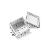 N80x80F ,  Puszka naścienna z dławicą zintegrowaną, samozatrzaskowa 83 x 83 x 53 mm , (pakowanie - w