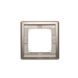 Simon Basic Standard Ramka 1-krotna do wersji bryzgoszczelnej IP44 z uszczelką satynowy BMR1B/29 KONTAKT