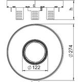RKFRN2UZD3R7VS25, Okrągła kaseta z otw.na tubus