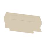 ZAP/TW 2 AM Płyta separacyjna (terminal), Płyta zamykająca i pośrednia, Automatyczny montaż, 66 mm x 30.5 mm, Ciemnobeżowy /50szt./ 1471680000 WEIDMÜLLER