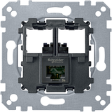 Merten - Mechanizm gniazda teleinformatycznego komputerowe 1xRJ45 kat 5e utp MTN4575-0001 SCHNEIDER
