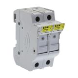 2P 10x38MFH30A1000Vdc gPV with indicator Podstawa wkładki cylindrycznej 10x38 gPV 2P 32A 1000VDC wsk