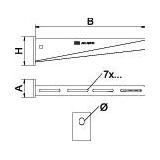 AW 30/11, WSPORNIK ŚCIENNY 110MM VA